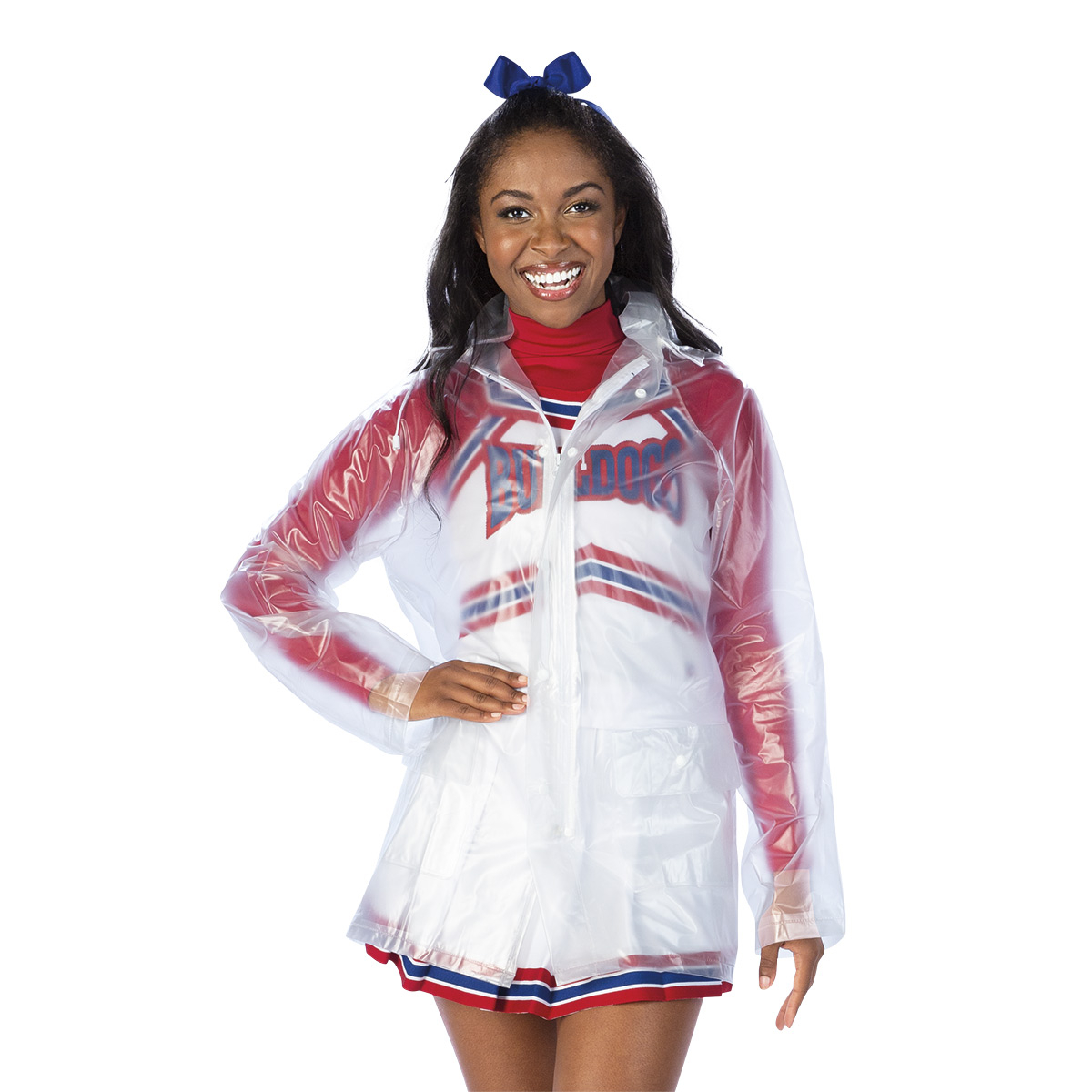 An application scenario or product detail of clear raincoat women in plastic raincoats - Image 5