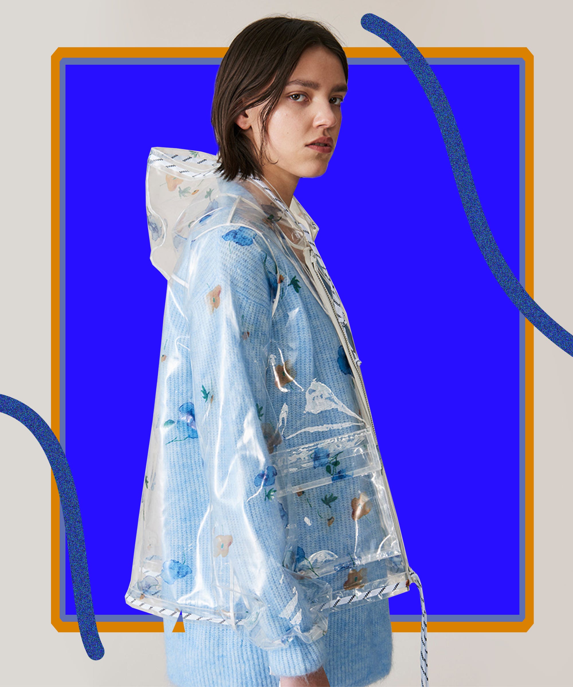 Featured image for the clear raincoat women in plastic raincoats guide