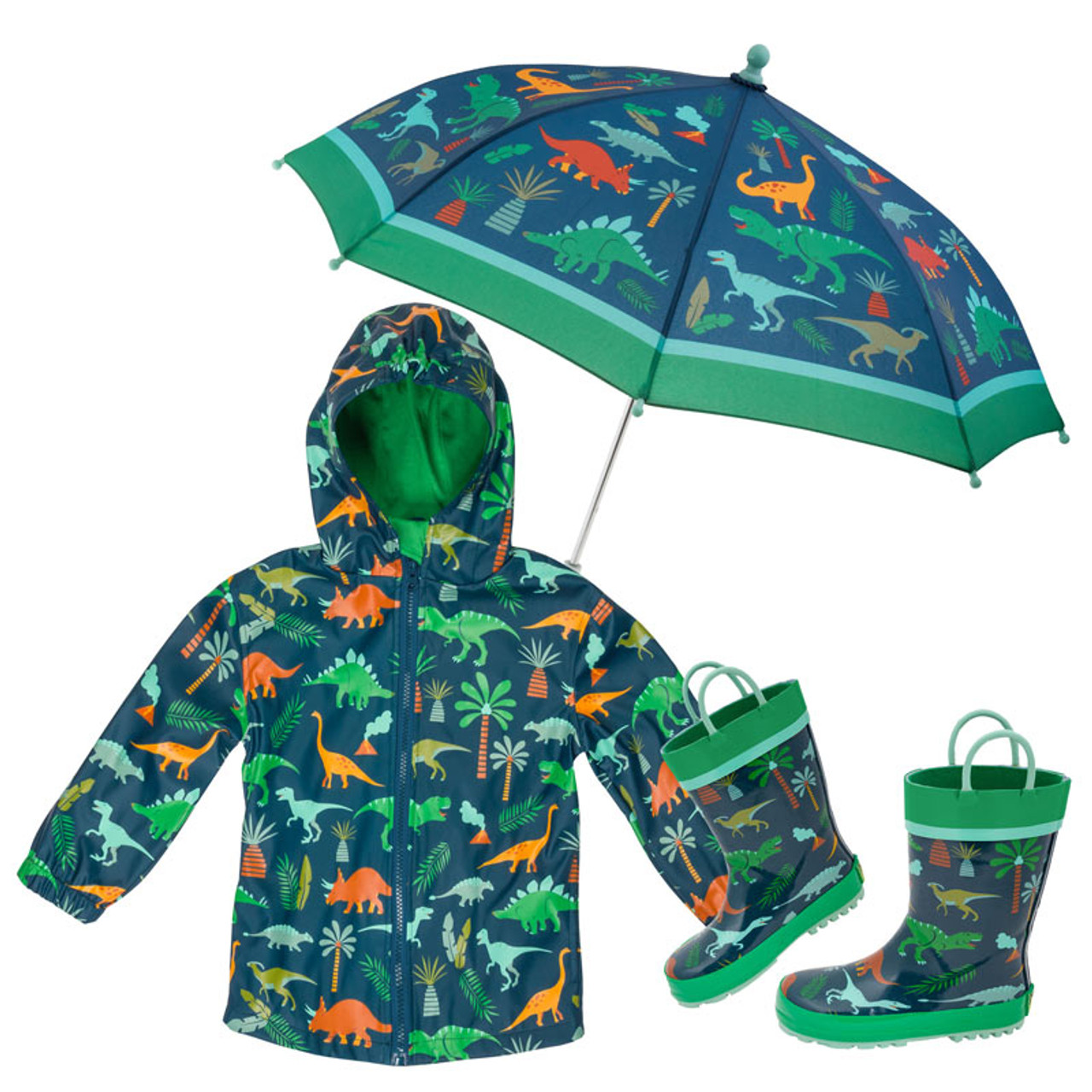 An application scenario or product detail of dinosaur rain jacket - Image 14