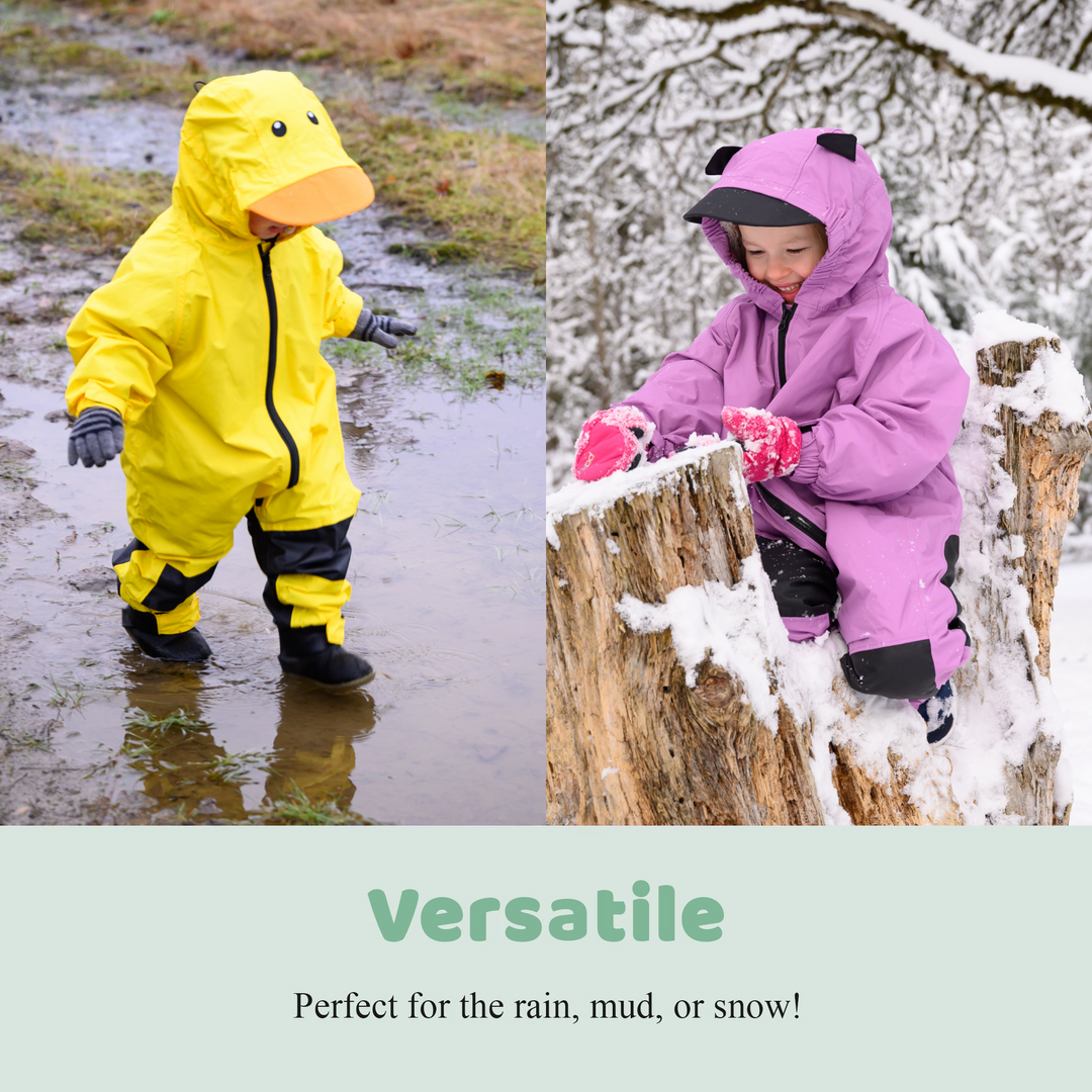 An application scenario or product detail of duck raincoat toddler - Image 3