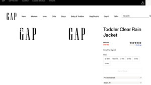 Gap - Floral Print Water Resistant Jacket