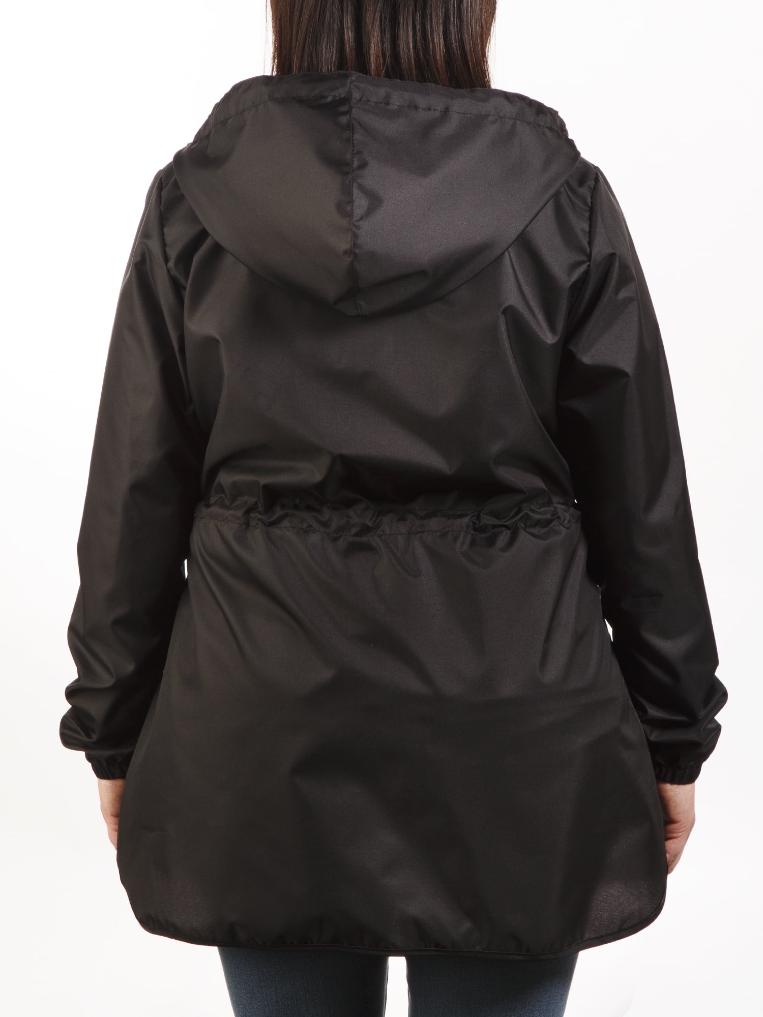 An application scenario or product detail of girls black raincoat - Image 5