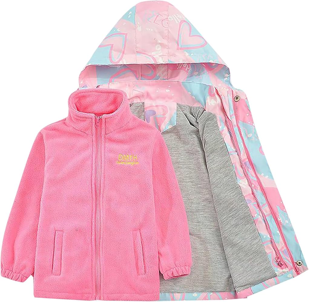 An application scenario or product detail of girls lined raincoat - Image 1