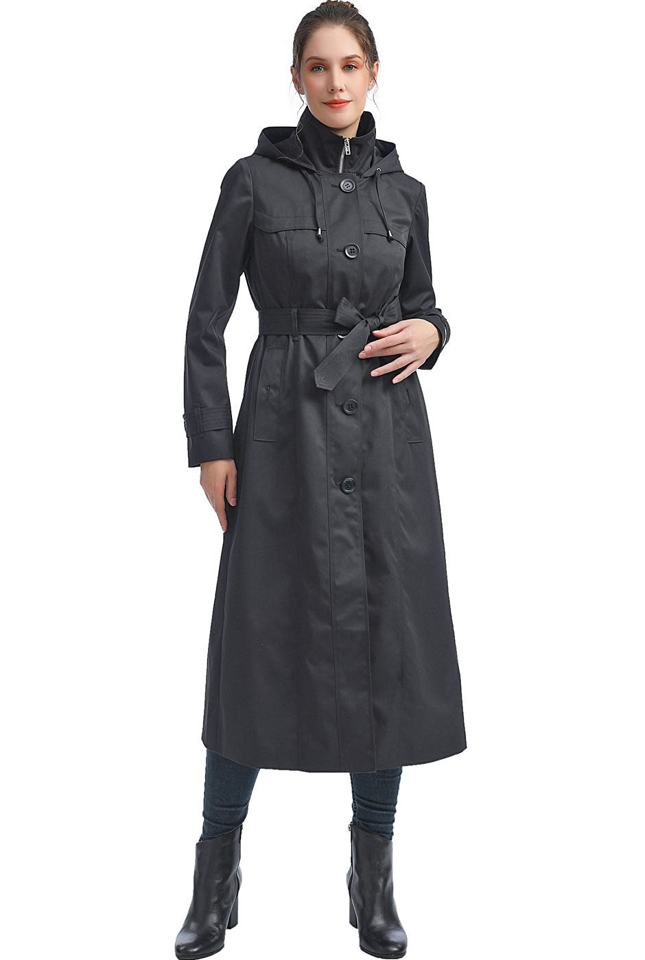 An application scenario or product detail of girls long raincoat - Image 6