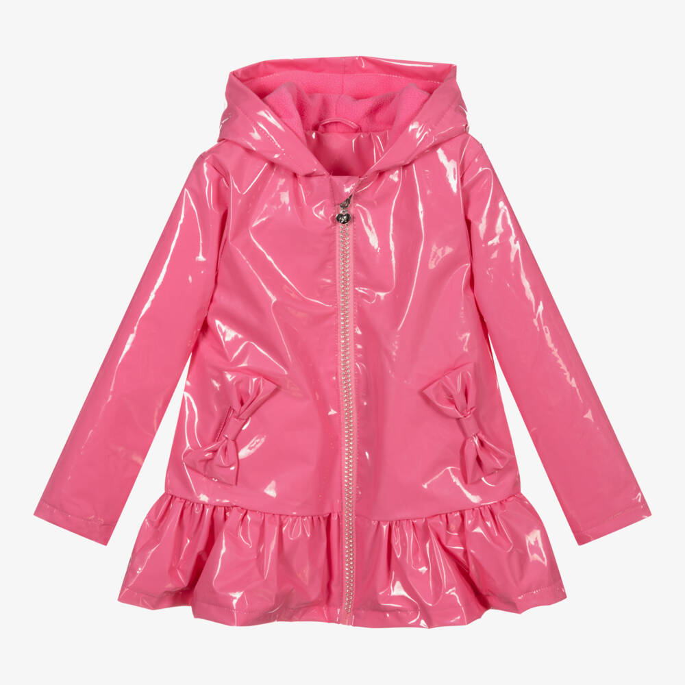 An application scenario or product detail of girls pink raincoat - Image 22