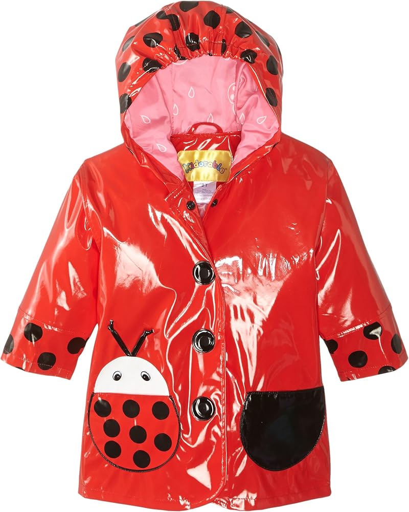 An application scenario or product detail of girls red raincoat - Image 5
