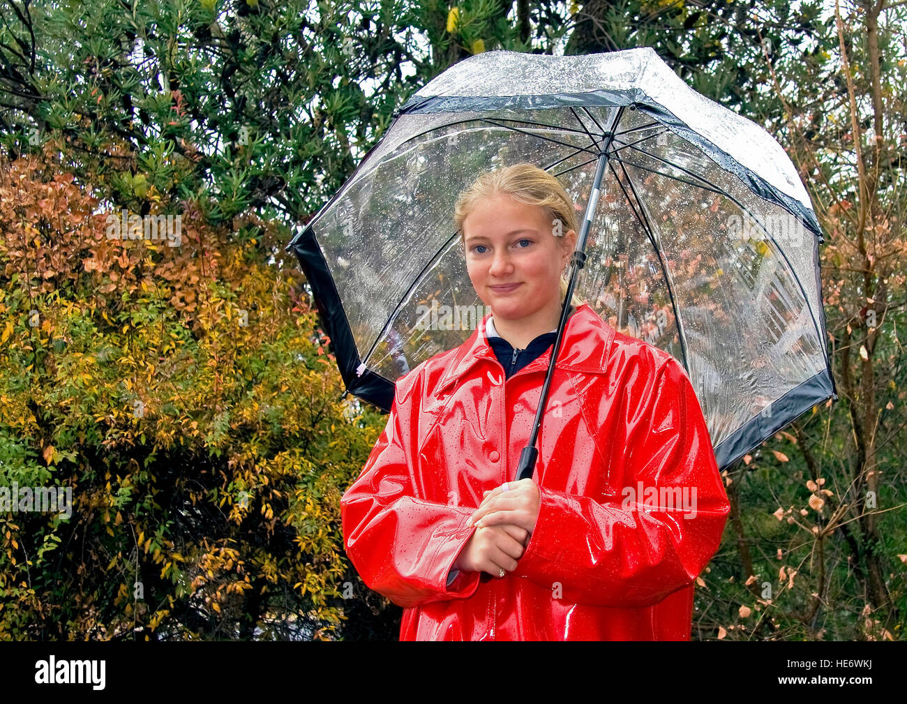 An application scenario or product detail of girls red raincoat - Image 7