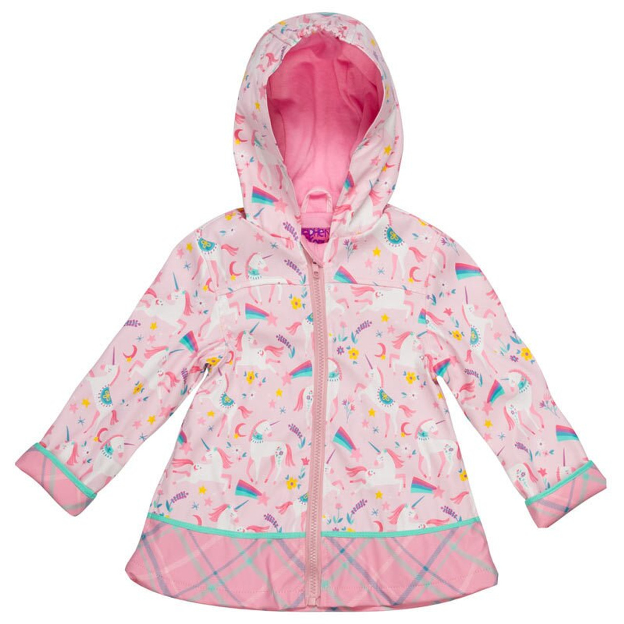 An application scenario or product detail of girls unicorn raincoat - Image 3