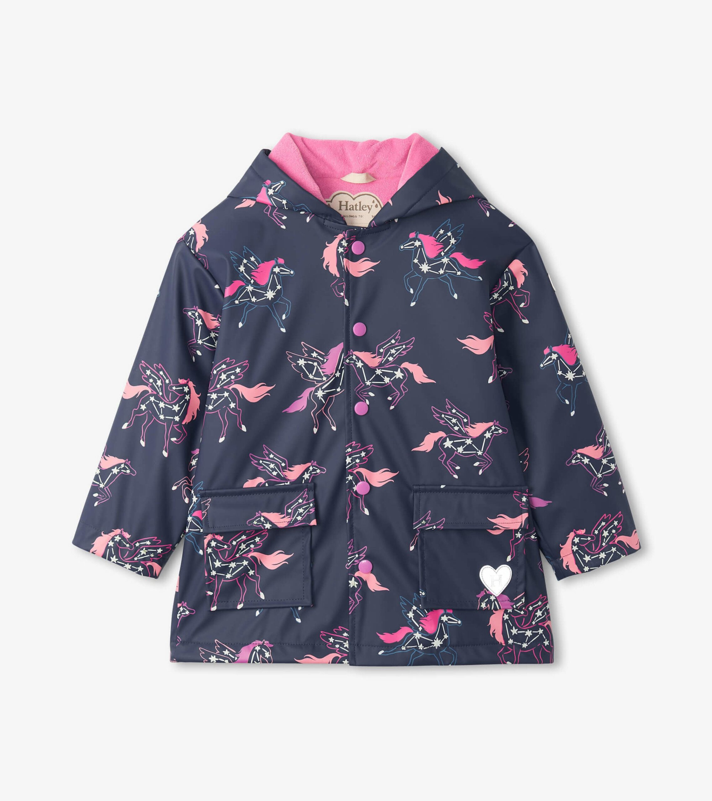 An application scenario or product detail of girls unicorn raincoat - Image 9