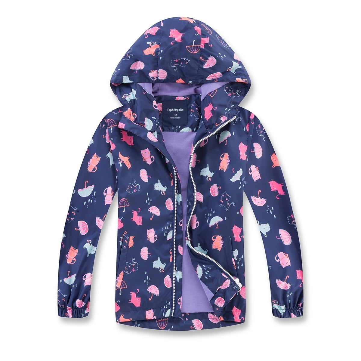 An application scenario or product detail of girls waterproof coat - Image 2
