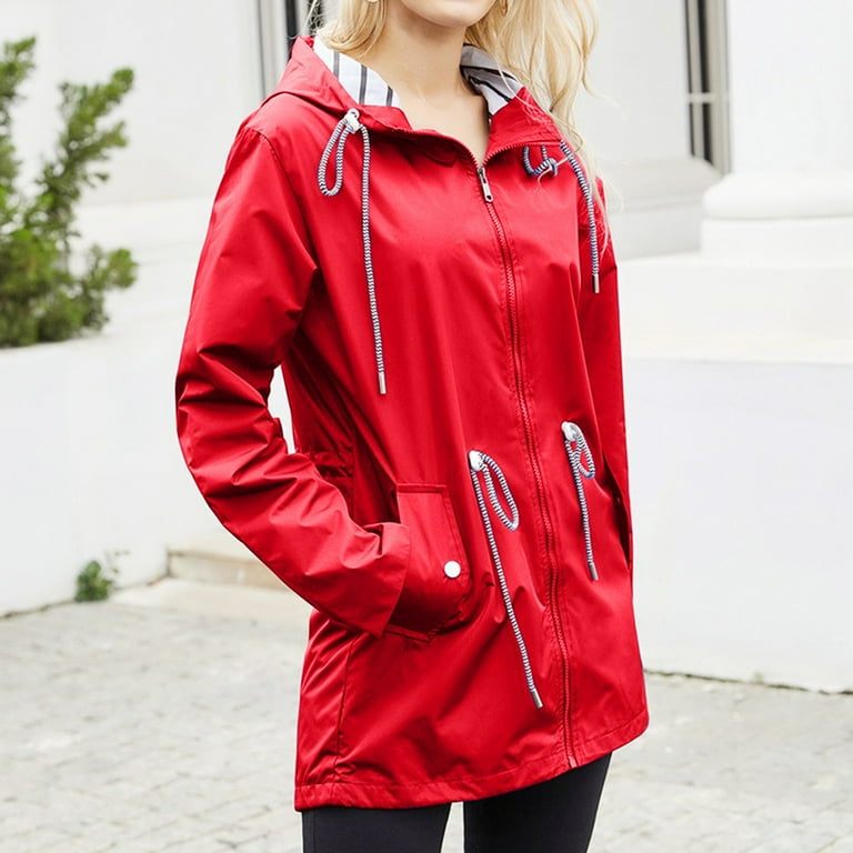 An application scenario or product detail of girls waterproof rain jacket - Image 8