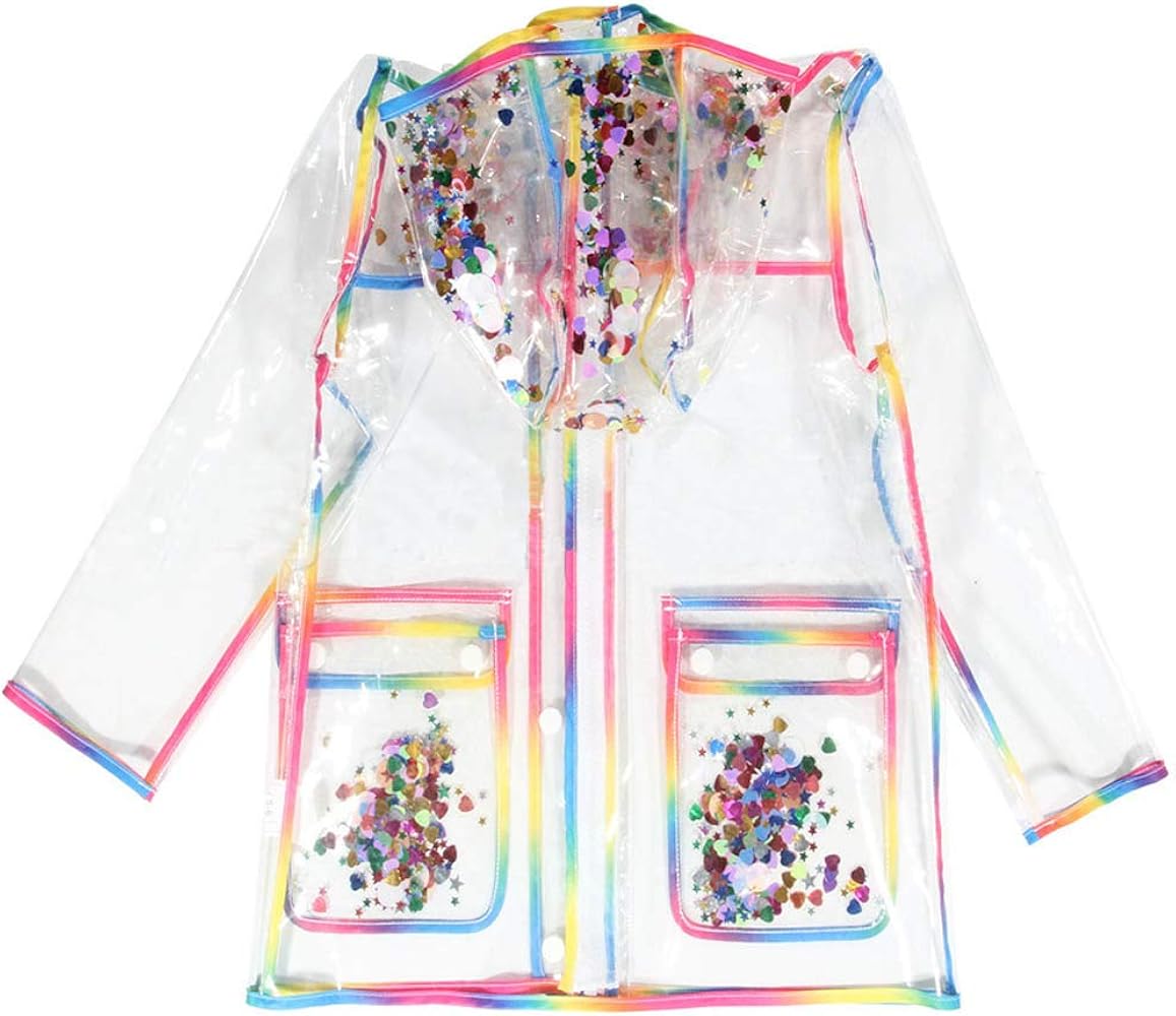 An application scenario or product detail of girls waterproof rain jacket - Image 22