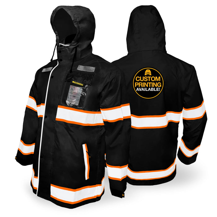 An application scenario or product detail of high quality wholesale waterproof raincoat jacket - Image 18