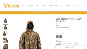 Hot Shot Gear - Youth Hunting Rain Jacket