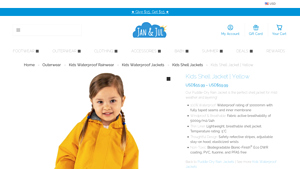 Jan and Jul - Kids Shell Jacket