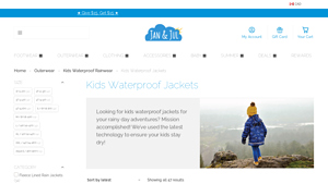 Jan and Jul - Kids Waterproof Jackets
