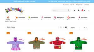 Kidorable - Themed Rain Coats for Kids