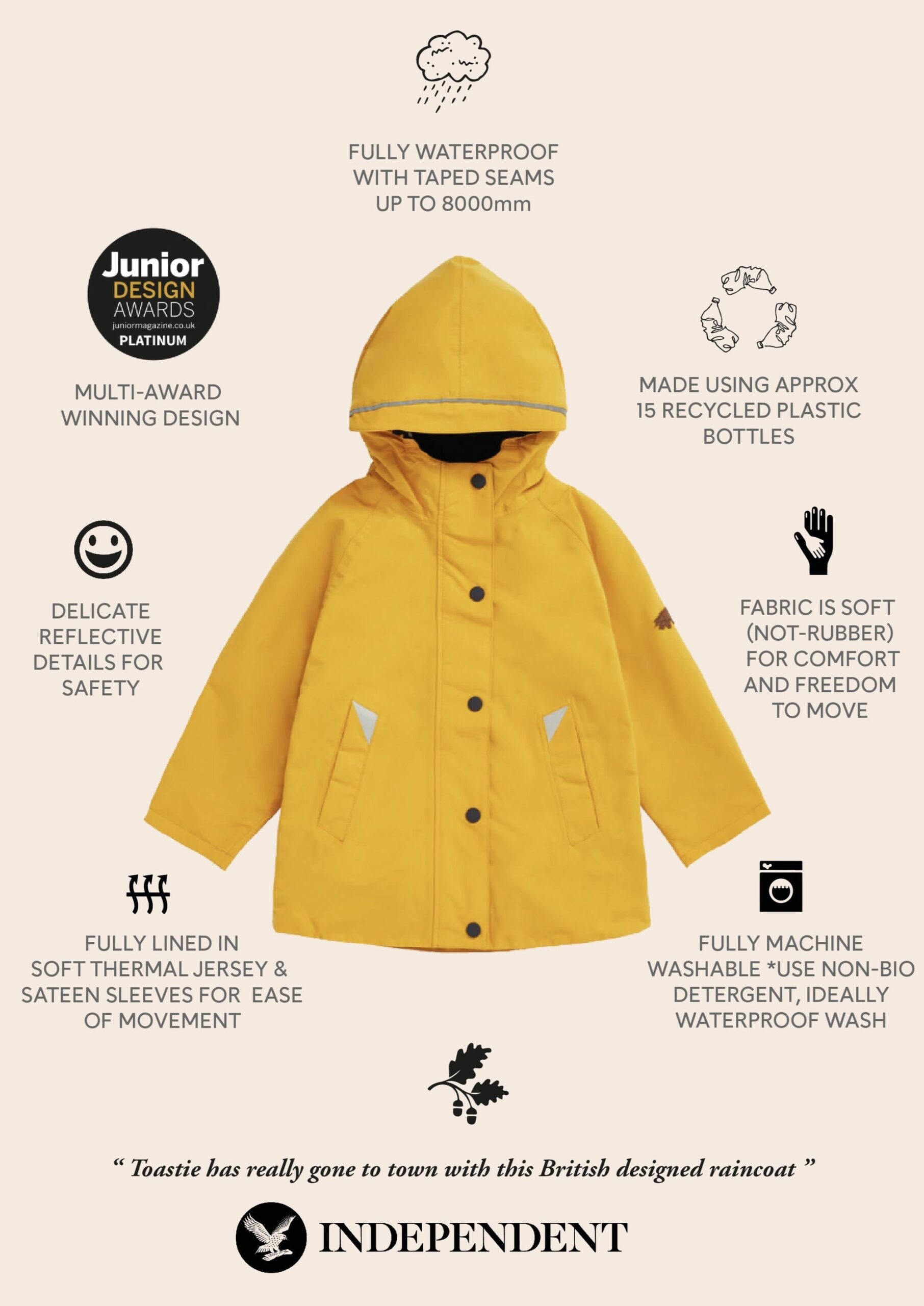 An application scenario or product detail of kids fisherman coat - Image 7