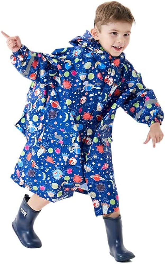 An application scenario or product detail of kids raincoats boys - Image 1