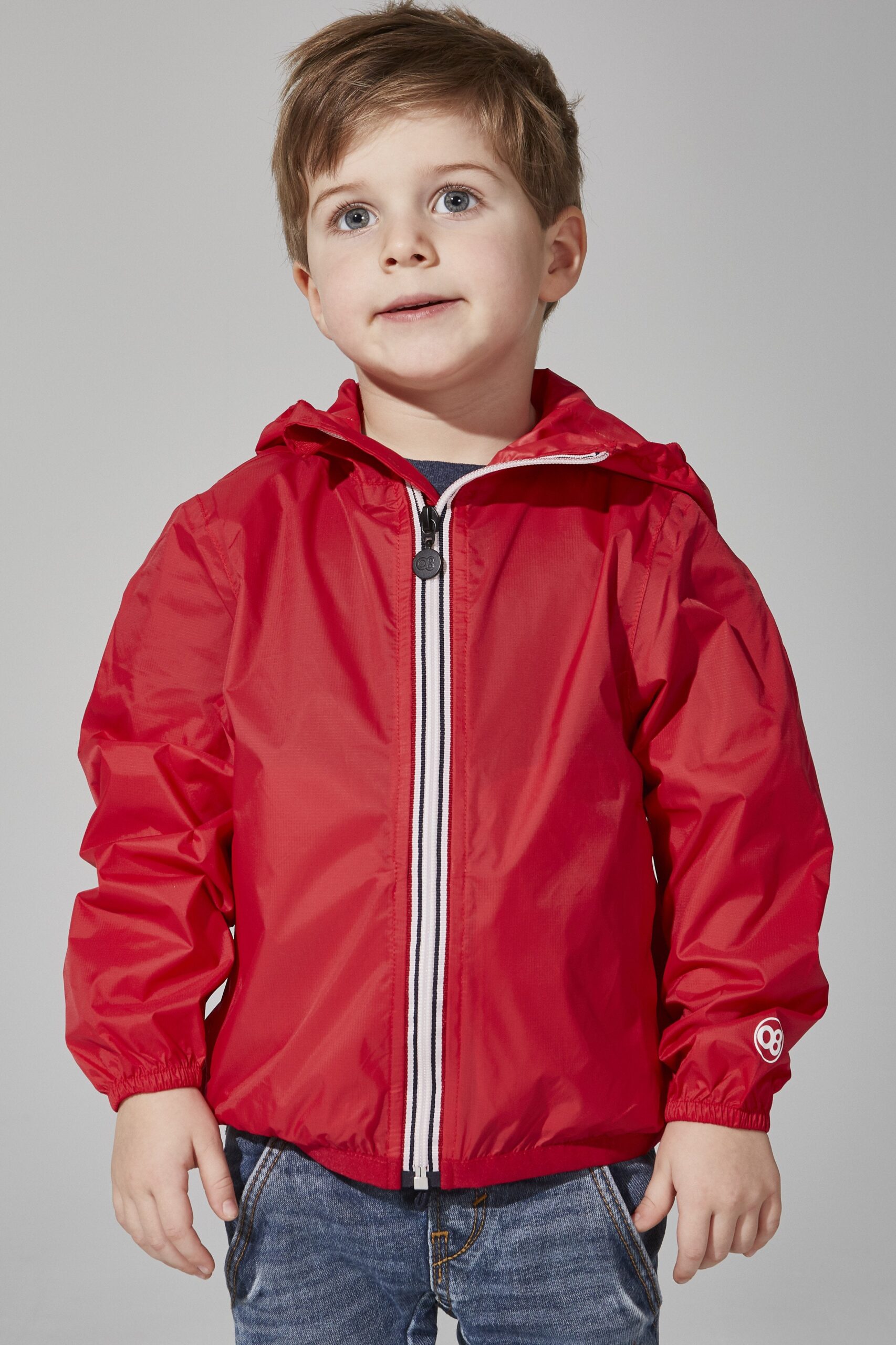 An application scenario or product detail of kids red raincoat - Image 2