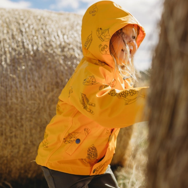 An application scenario or product detail of kids yellow rain jacket - Image 18