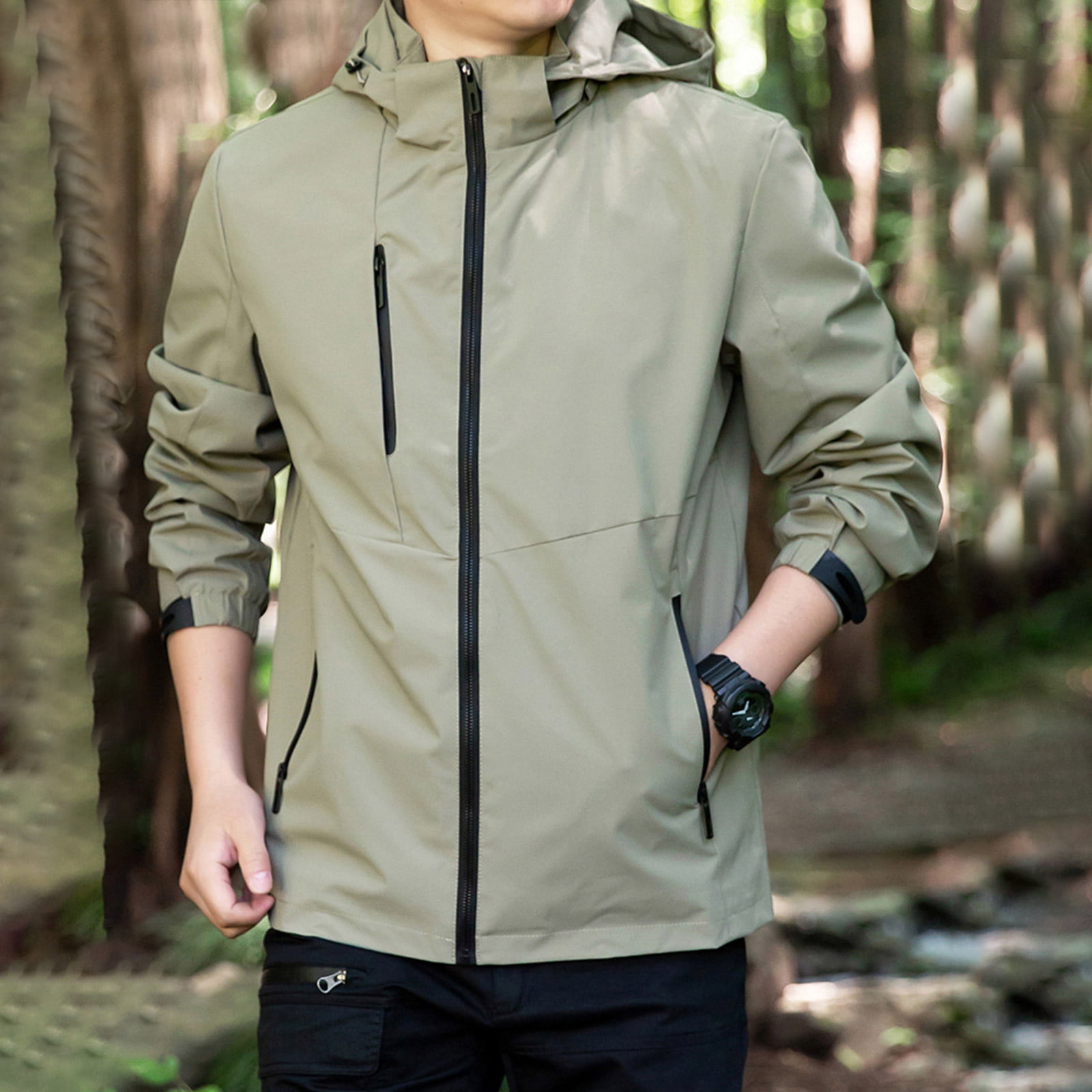 An application scenario or product detail of lightweight rain jacket - Image 11