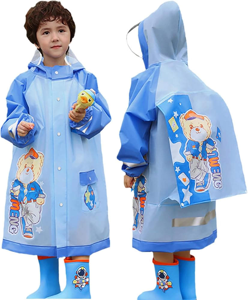 An application scenario or product detail of little boys raincoats - Image 17
