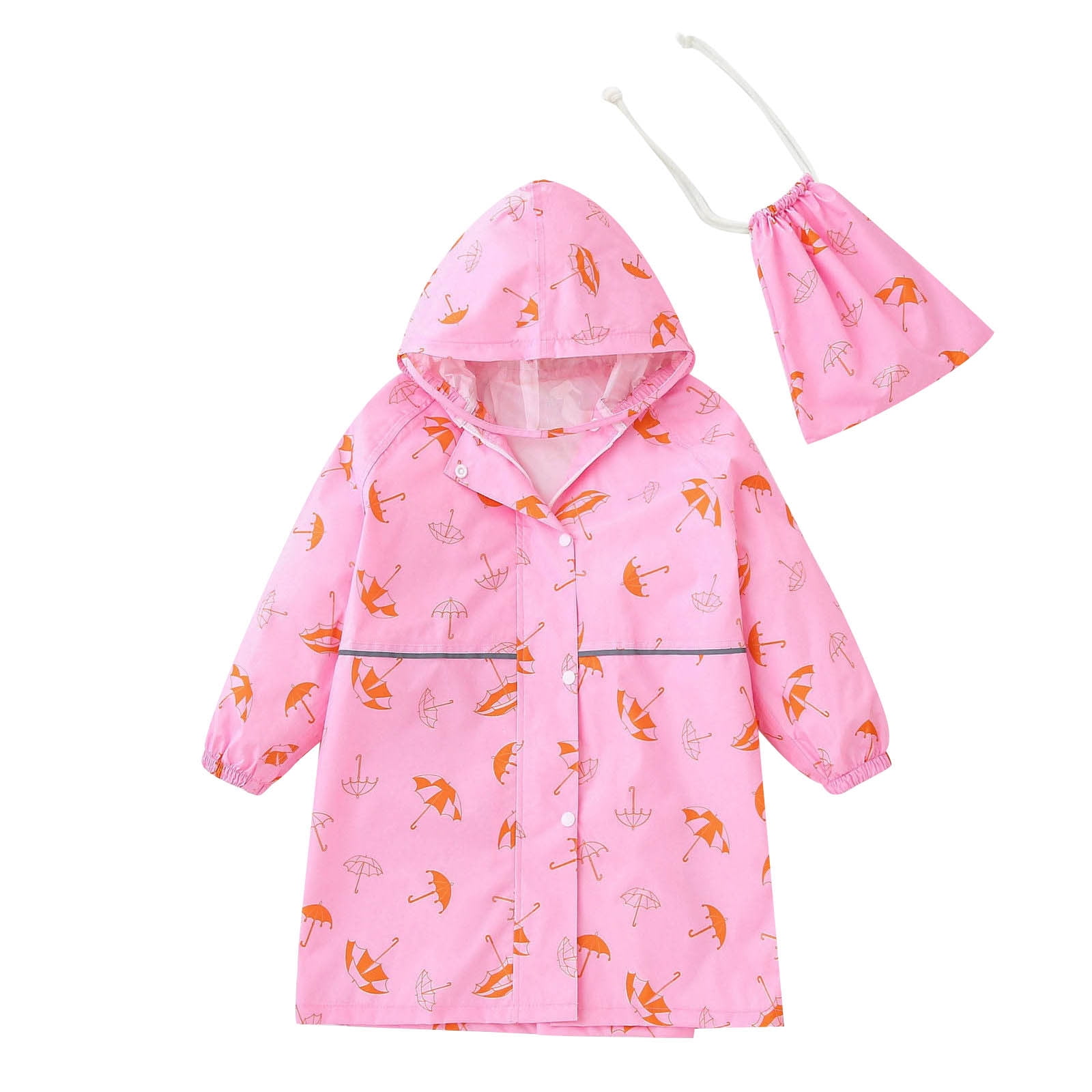An application scenario or product detail of little girls rain coats - Image 4