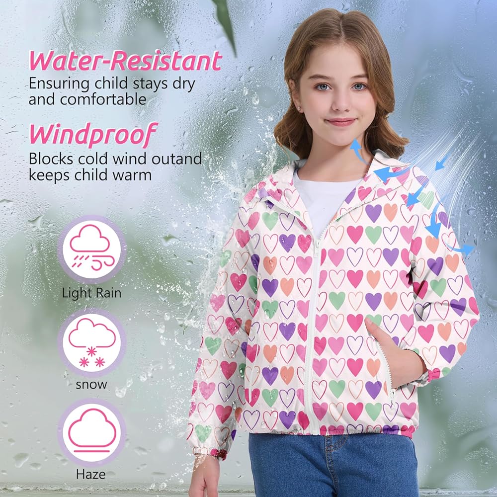 An application scenario or product detail of little girls rain coats - Image 7