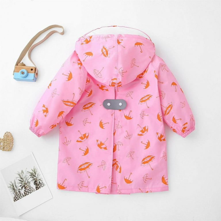An application scenario or product detail of little girls rain coats - Image 10