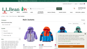 L.L. Bean - Kids' Wind and Rain Jacket