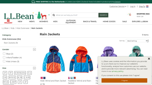 L.L. Bean - Kids' Rain Jackets