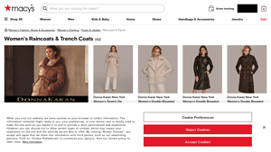 Macy's - Women's Raincoats & Trench Coats