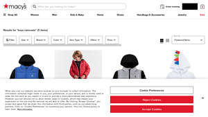 Macy's - Boys Waterproof Rain Coats