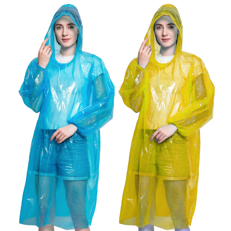 An application scenario or product detail of new design women waterproof plastic rain - Image 5