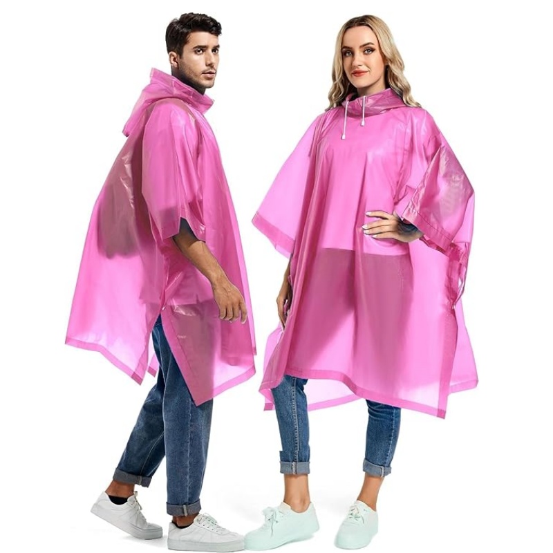 An application scenario or product detail of new design women waterproof plastic rain - Image 13