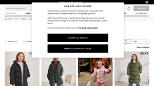 Next - Girls Raincoats & Jackets