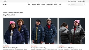Nike - Boys Rain Jackets