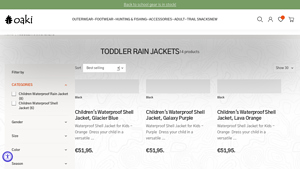 Oaki - Toddler Rain Jackets