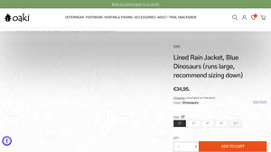 Oaki - Children's Lined Rain Jacket