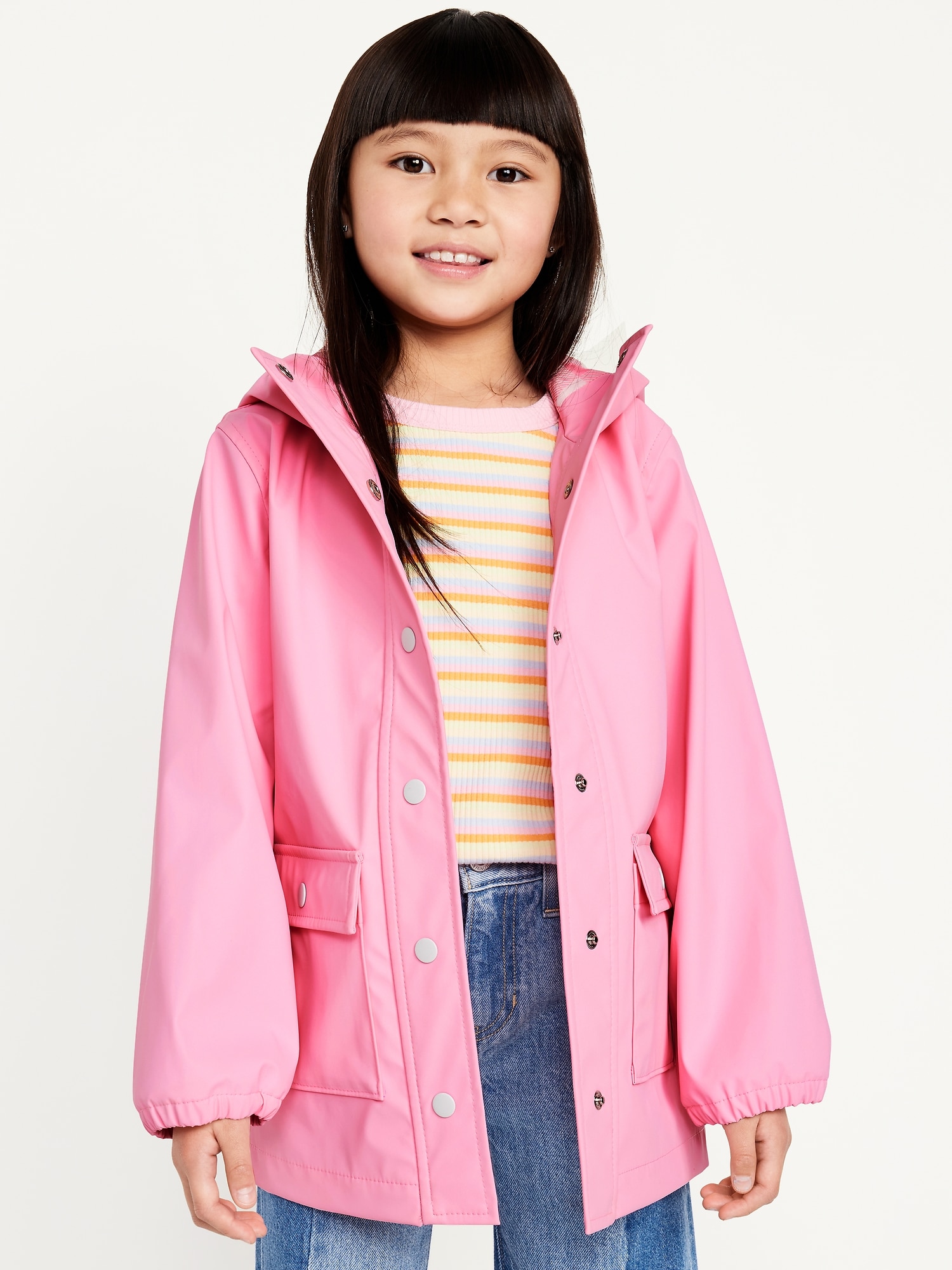 An application scenario or product detail of old navy girls raincoats - Image 11