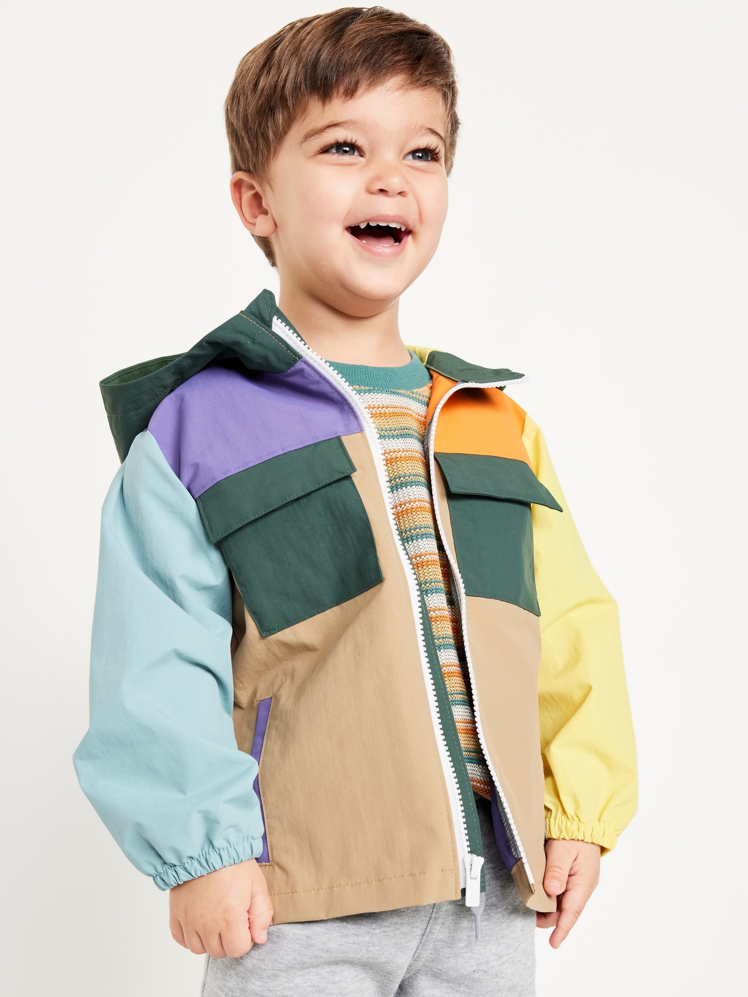 An application scenario or product detail of old navy toddler raincoat - Image 17