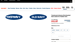 Old Navy - Toddler Rain Jacket