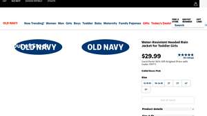 Old Navy - Water-Resistant Hooded Jacket