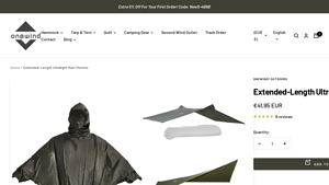 Onewind® - Hooded Rain Poncho