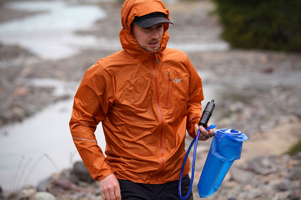 An application scenario or product detail of Outdoor rain jacket - Image 3