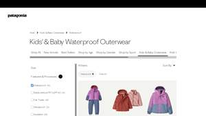 Patagonia - Kids' Waterproof Outerwear