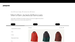 Patagonia - Men's Rain Jackets & Raincoats
