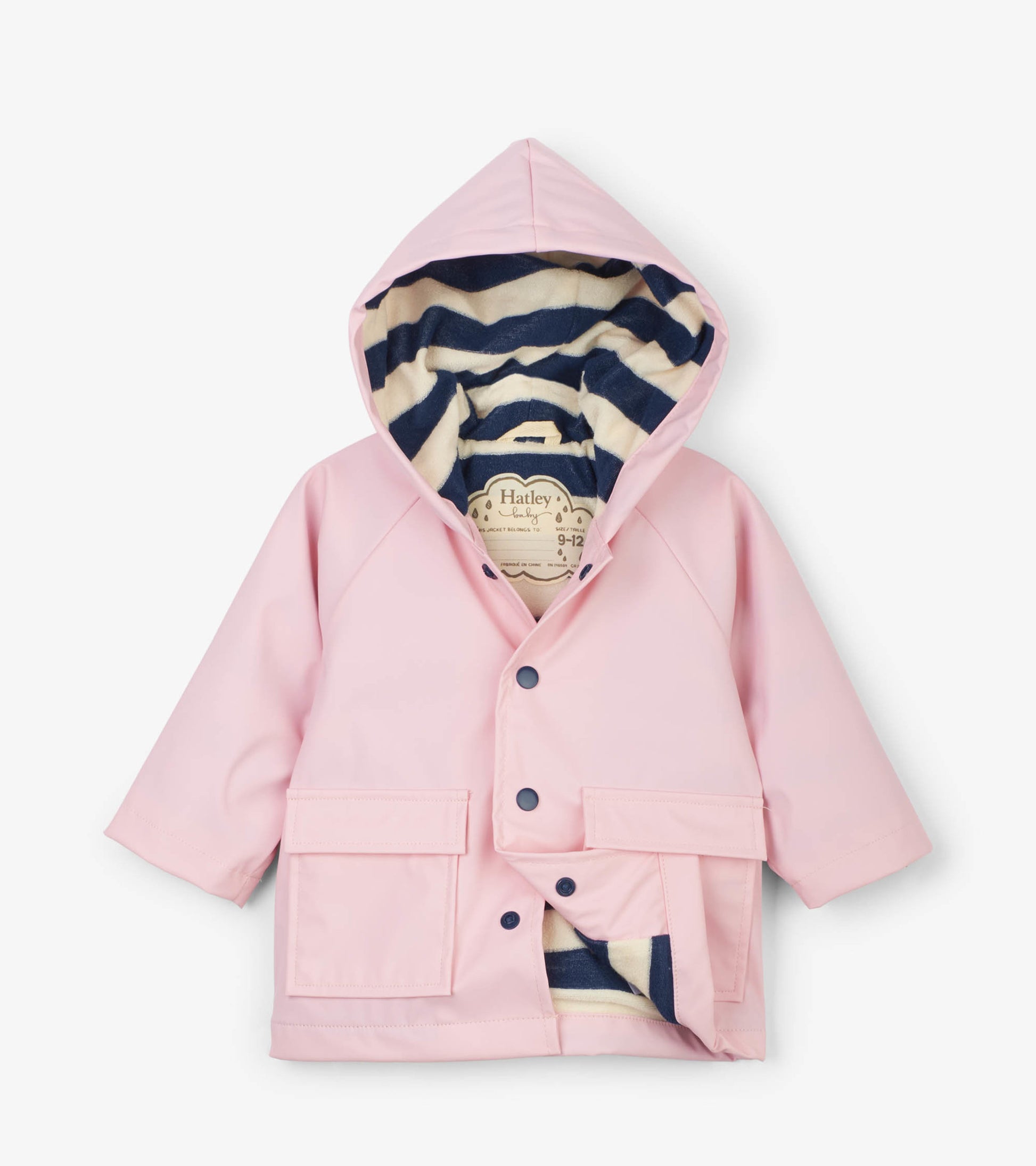 An application scenario or product detail of pink toddler raincoat - Image 5
