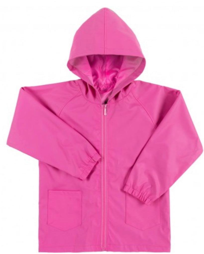 An application scenario or product detail of pink toddler raincoat - Image 8